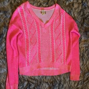 Hot pink sweater